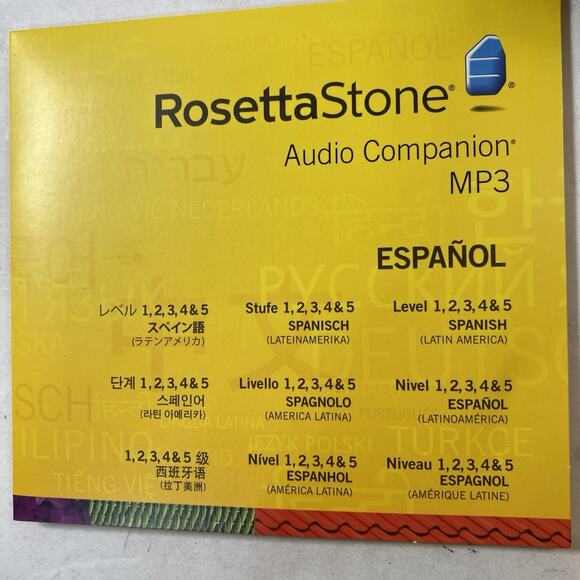Rosetta Stone Espanol TOTALE Spanish (Latin America) Level 1 - Version 4 - Picture 5 of 9